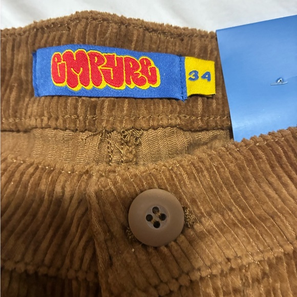 Empyre Men's Brown Corduroy Cargo Pants - Picture 5 of 7